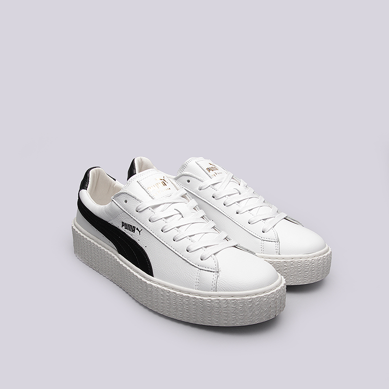 мужские белые кроссовки PUMA Creeper White Leather 36464001 - цена, описание, фото 2